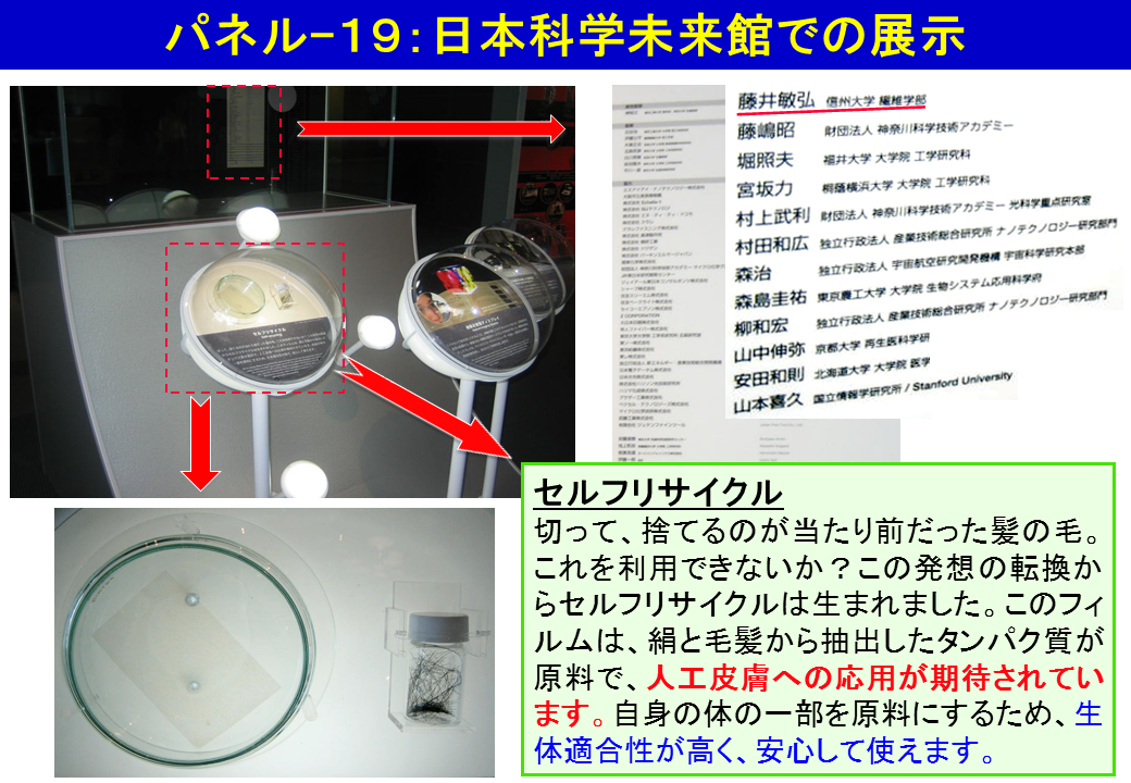 パネル-19:日本科学未来館での展示